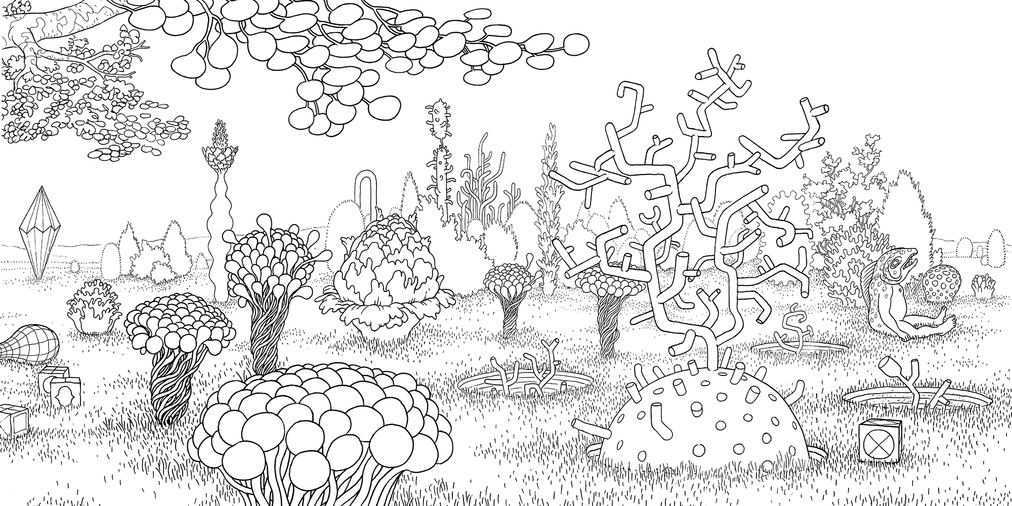 Garden of Eden Coloring Page